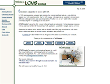 Tablet Screenshot of lcmslimited.com